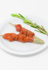 Aperitief - rundspiesje gemarineerd  30g x 5 stuks