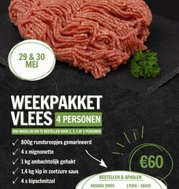 Weekpakket 29 & 30/05