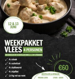 Weekpakket 12 & 13/06