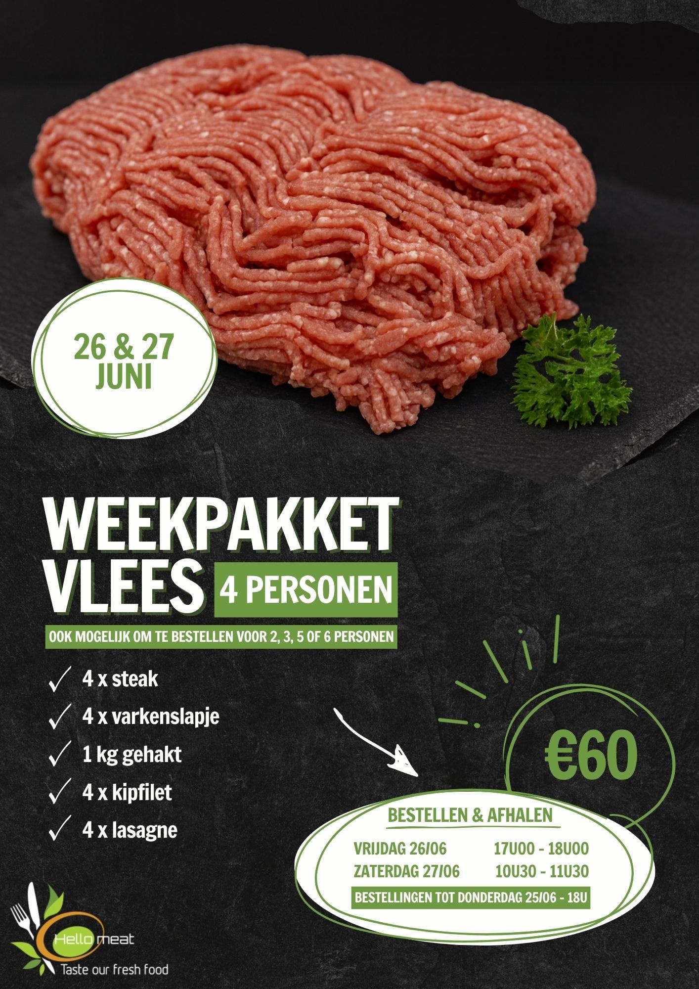 Weekpakket 26 & 27/06