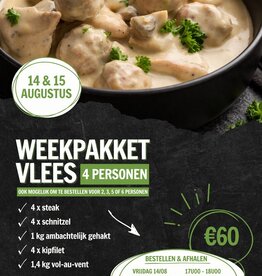 Weekpakket 14 & 15/08