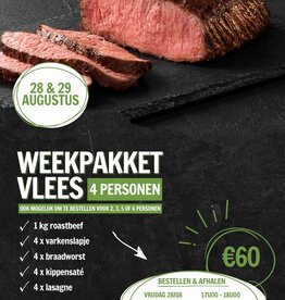 Weekpakket 28 & 29/08