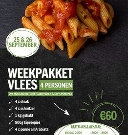 Weekpakket 25 & 26/09