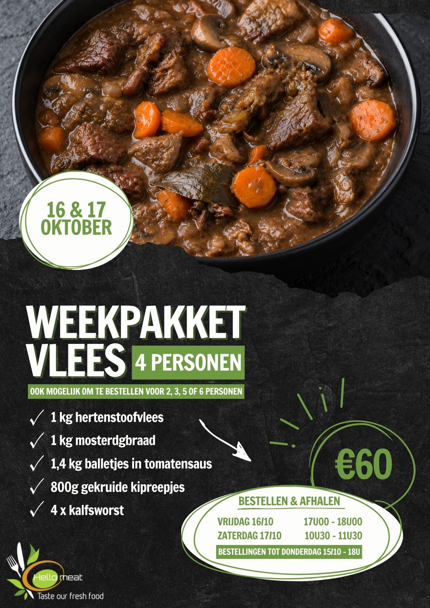 Weekpakket 16 & 17/10