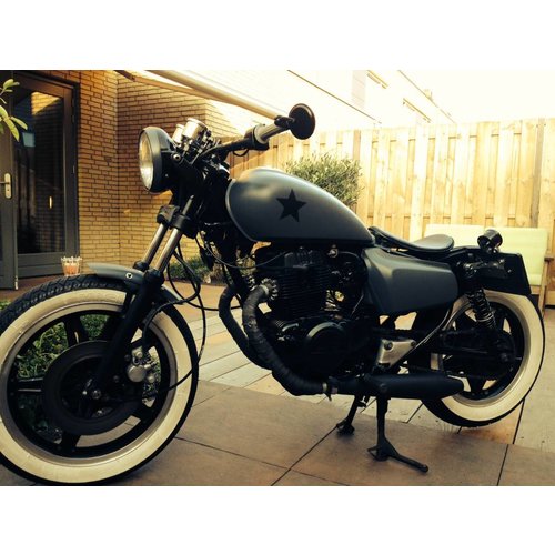 Pair of Black 3" Bar End Enduro Mirrors