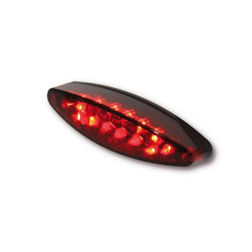 Highsider Red Oval Motor LED Tail / Brake / Plate Light