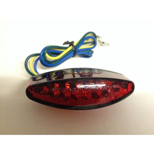 Achterlicht LED Ovaal Rood