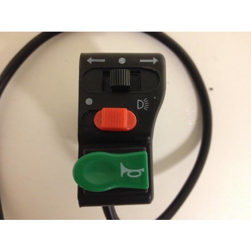 Eenvoudige Schakelaar Zwart Links