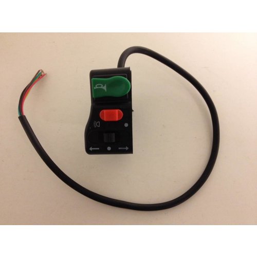 Lenkerschalter Simple Schwarz Links