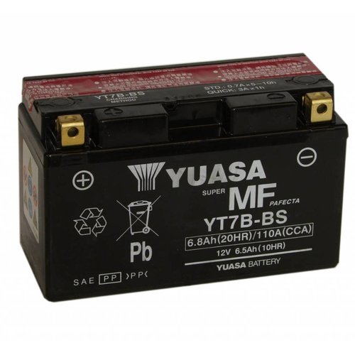 Yuasa YT7B-BS Onderhoudsvrije GEL Accu