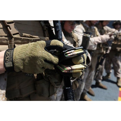 Mechanix Arbeitshandschuhe - Schwarz/Weiss