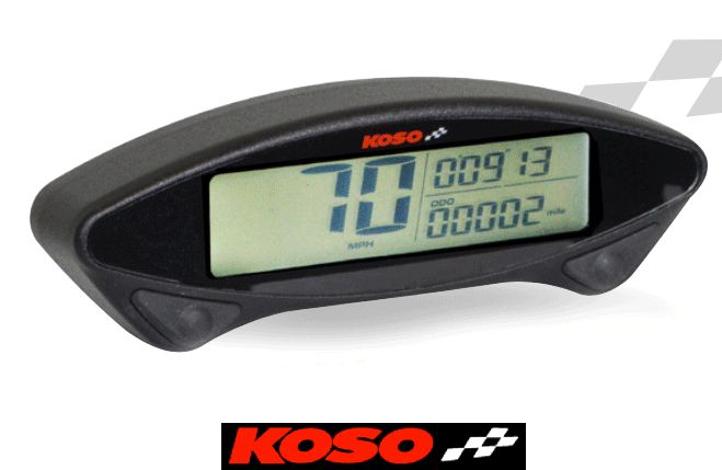 Compteur Digital Mutlifonctions KOSO DB EX-02 Universel motocross enduro