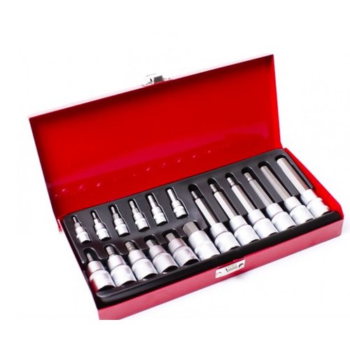 Hex Socket Set - Extra Strong 18 Parts