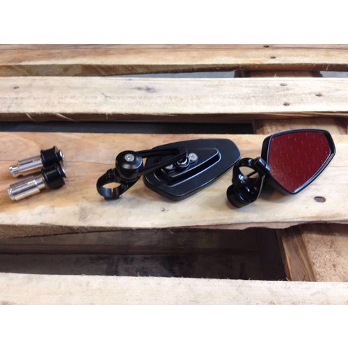 Set Bar-End Mirrors "Modern" for 22MM bars