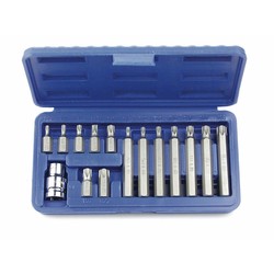 Torxset 15 pcs. Nice complete set of Torx Bits.