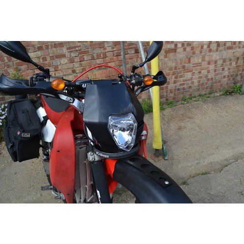 Cross / Enduro Verkleidung + Straps Schwarz