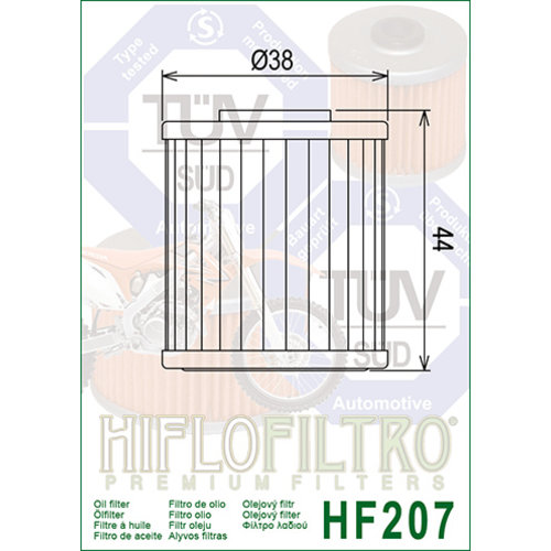 Hiflo HF207 Ölfilter