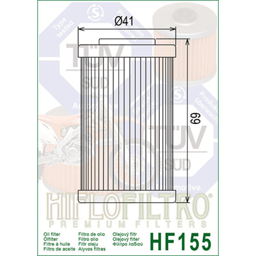 Hiflo HF155 Ölfilter