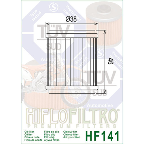 Hiflo HF141 Oliefilter