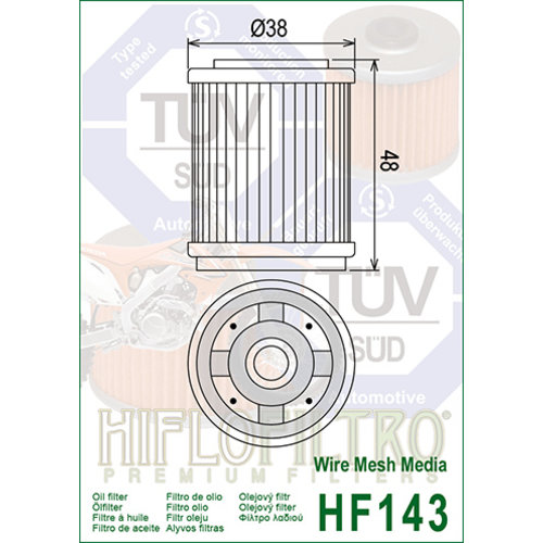 Hiflo Oil filter HF143