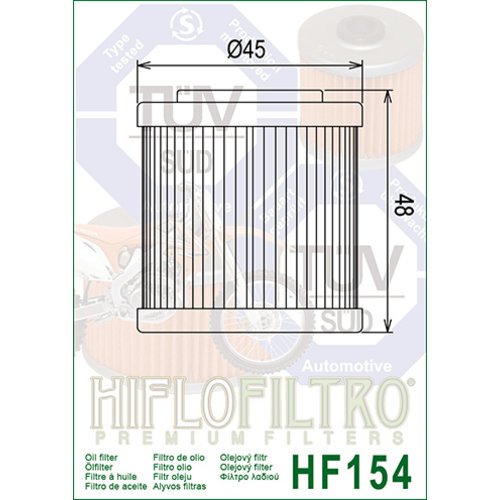 Hiflo Oil filter HF154