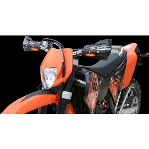 Zeta Armor-Guard XC Handshields with Indicators - White