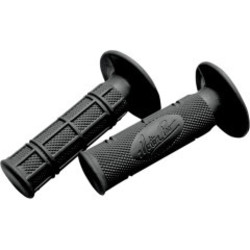 22MM "Half Waffle" Grips Black