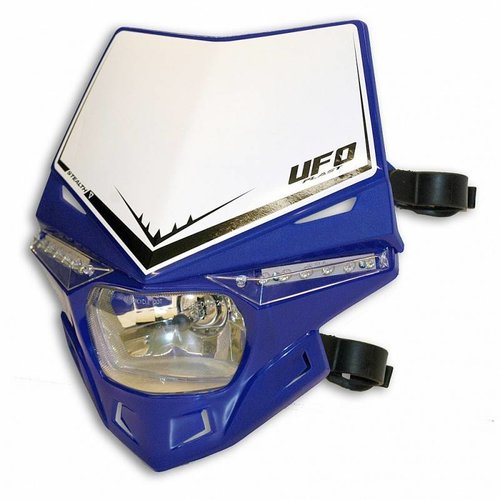 UFO Stealth Frontscheinwerfer mit LED und E-zertifiziert Blau