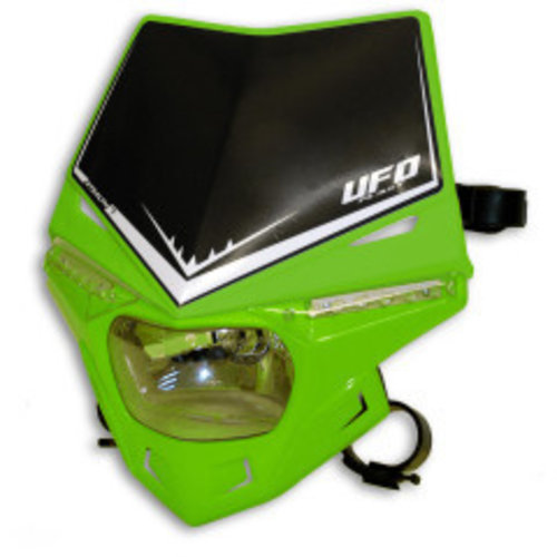 UFO Stealth Frontscheinwerfer mit LED und E-zertifiziert Grün