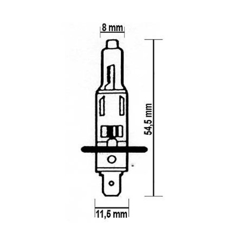 H1 Bulb 12V 55W P14,5s