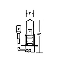 H3 Gloeilamp 12V 55W, PK 22S