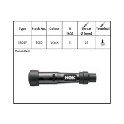 Bougiedop SB-05 F voor 14 mm
