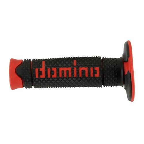 Domino Full Grip Handles Black/Red