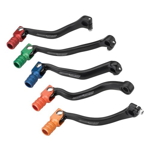 Moose Racing Forged Shift Lever Red Kawasaki Green