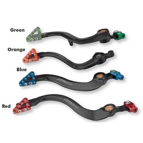 Moose Racing Aluminium Geschmiedeten Bremspedal Yamaha Blau