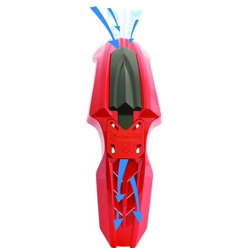 Polisport SM Supermoto Voorspatbord - Zwart