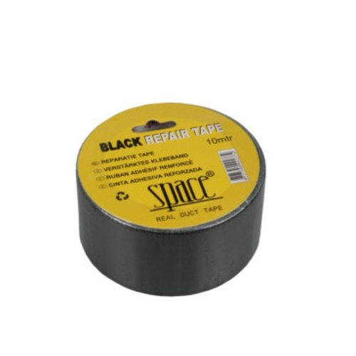 Reparatietape 10 m Space Zwart