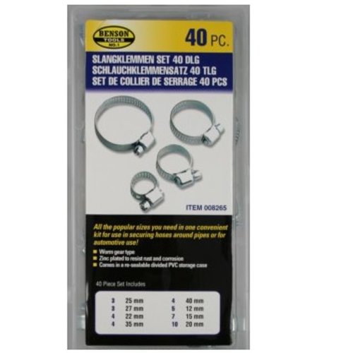 Hose Clamp Set 40 Piece