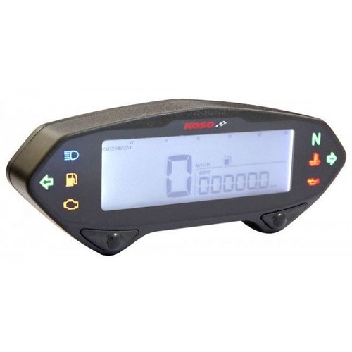 KOSO DB01RN Tachometer mit Drehzahlmesser, mit E-Zeichen und ABE