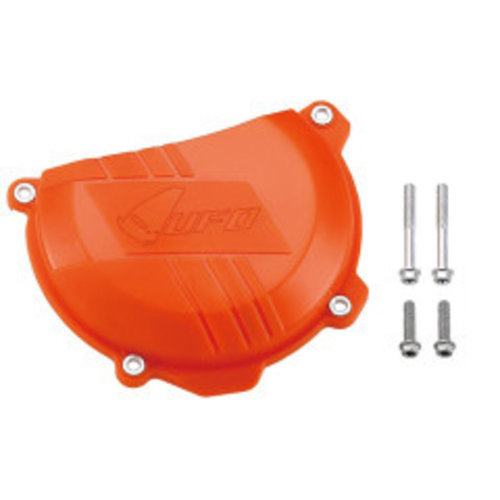 UFO Clutch cover protector - Hardplastic orange EXC-F250/350 - SX-F250/350