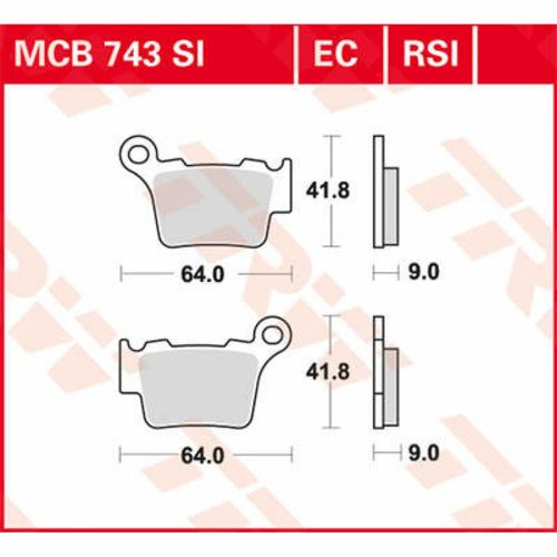 TRW Remblokken Sinter MCB743SI