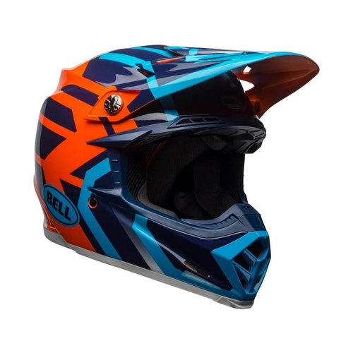 Bell MOTO-9 DISCTRICT BLUE/ORANGE