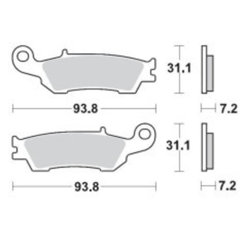 Moto-Master VORNBREMSKLOTZEN OFFROAD NITRO SPORT 094922