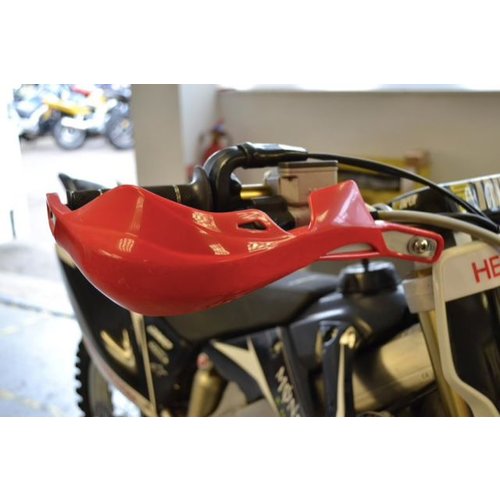 Handbescherming Motocross/Enduro Heavy Duty Rood
