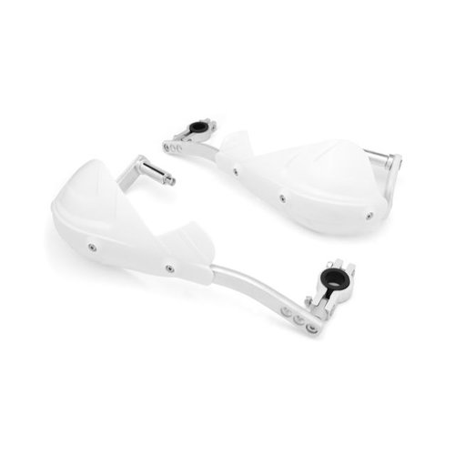 Handguards Motocross/Enduro Heavy Duty White Type 2