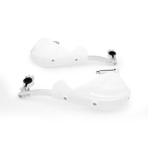 Handguards Motocross/Enduro Heavy Duty White Type 2