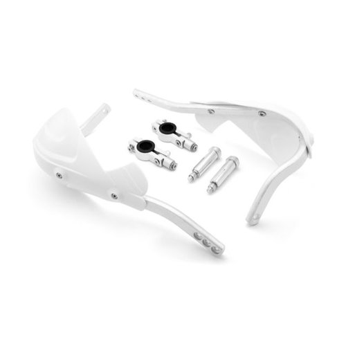 Handguards Motocross/Enduro Heavy Duty White Type 2