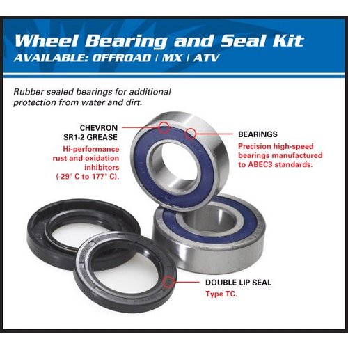 All Balls WHEEL BEARING KIT FOR CR