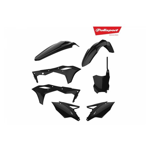 Polisport  Kawasaki KX250F 17-18 Black Plastic Kit