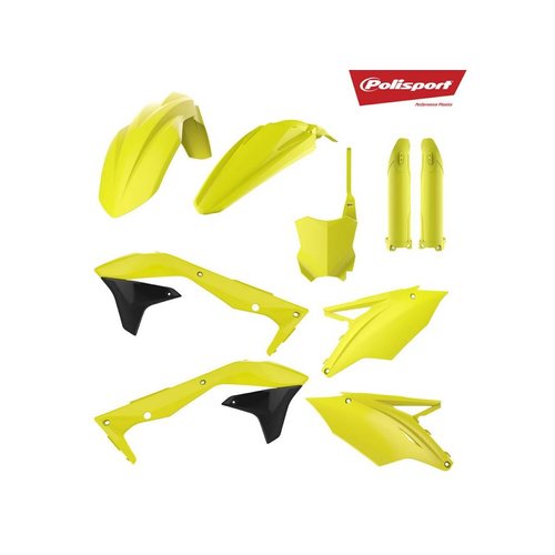 Polisport Kawasaki KX450F 16-18 Fluor Gelb Kunststoff Kit